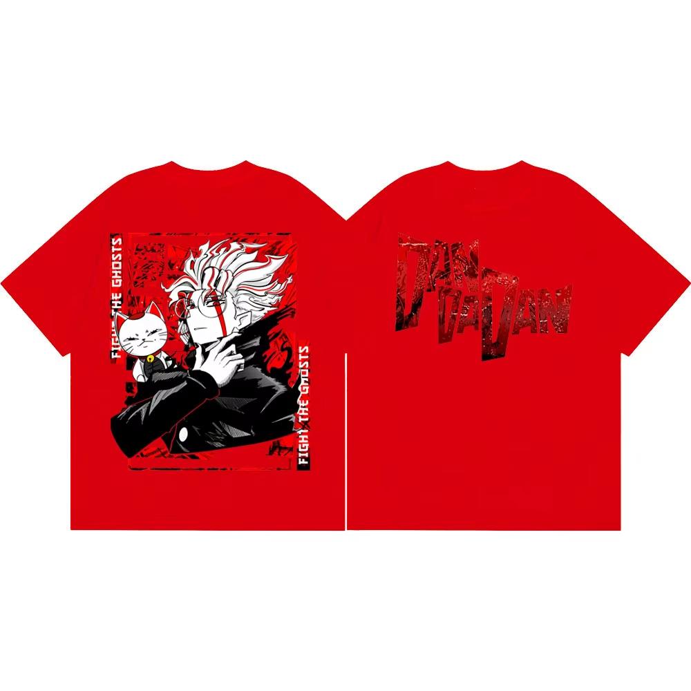 Summer Hot Sale Japan Anime Dandadan Graphic T Shirts Unisex Unisex Fashion Cartoon Tshirts Y2k Gothic Cotton Oversized Tshirts