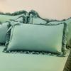 48*74cm Princess Style Pink Cake Layered Lace Pillowcase Splice Ruffle Edge Pillowcase European Style Hotel Home Bedding PillowsProtective Covers