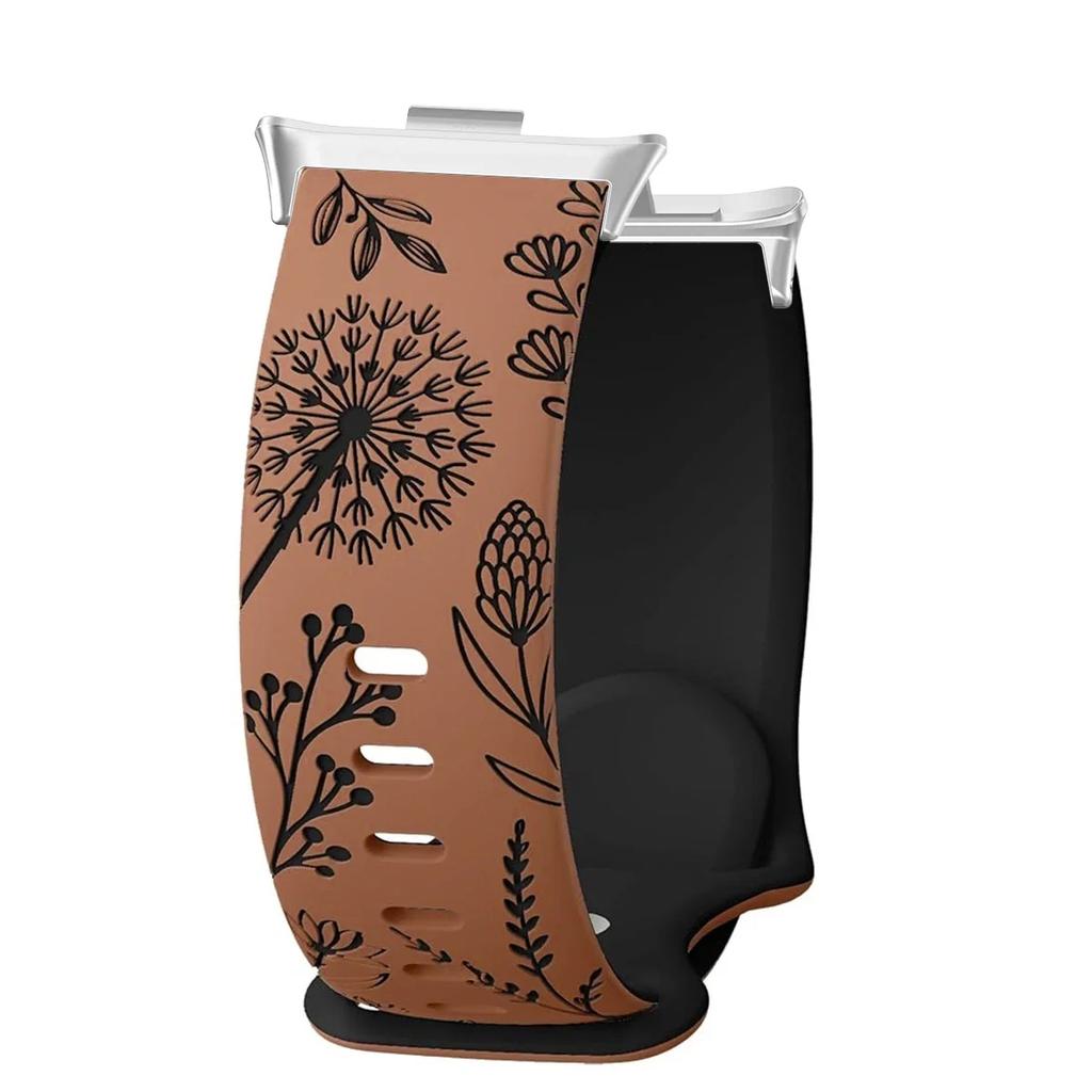 Silikonowy Pasek Pasek Do Xiaomi Mi Band 9 Pro/8 Pro Dwukolorowa Opaska na Nadgarstek z Mniszkiem Bransoletka Do Redmi Watch 4/5/6 Pasek Zamienny