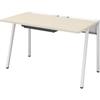 Office Desk Kokujoline Flat Desk Work Desk White x Natural Width 120 x Depth 70 cm [3 Packs] DLE-...