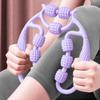 360 Degree 9 Wheels Muscle Roller Massager Reusable Leg Massager Circular Leg Clamps  for Waist