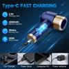 JONYJ Handheld Car Vacuum Cleaner, 16000PA Hand Held Vacuum Portable Cordless, 2 In 1 Air Duster and Vacuum Cleaner with LED Light, Multi-Nozzles,