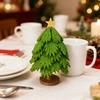 Christmas Tree Coasterss For Serving Hot Dishes Or Drinks, Table Decoration Coasterss For Home And Restaurant