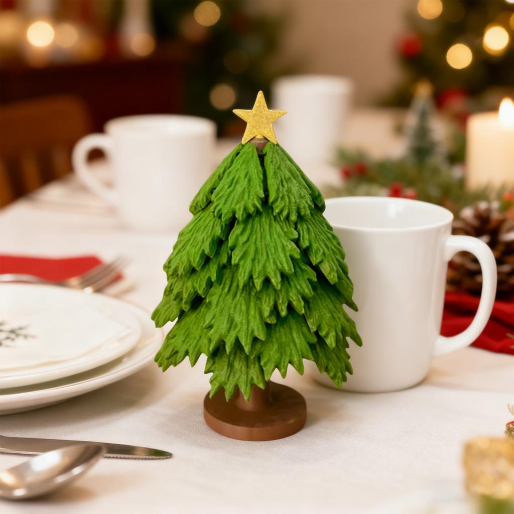 Christmas Tree Coasterss For Serving Hot Dishes Or Drinks, Table Decoration Coasterss For Home And Restaurant