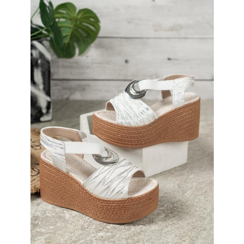 High Heel Big Size Sandalen Damen Slope Heel Dicker Boden Sandalen Fischmaul Casual Damen Sandalen