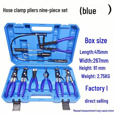 Automotive Hose Clamp and Pipe Clip Pliers Set: Disassembly & Fastener Tools
