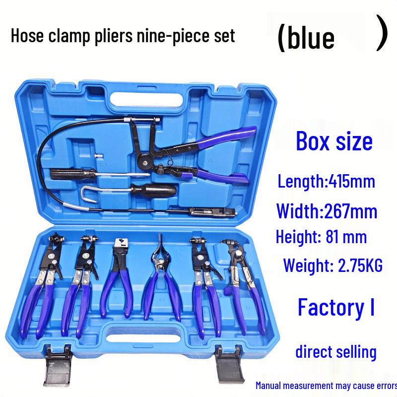 Throat-Type Automotive Hose Clamp Pliers Oil Pipe Disassembly Tool Set