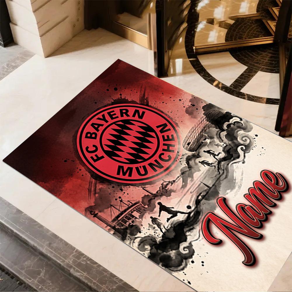 Bayern Munich Champions Floor Rug Office Rug Perfect for Entryway Study Room Decorate Room Dining Room Antislip Carpet Office Home Decor