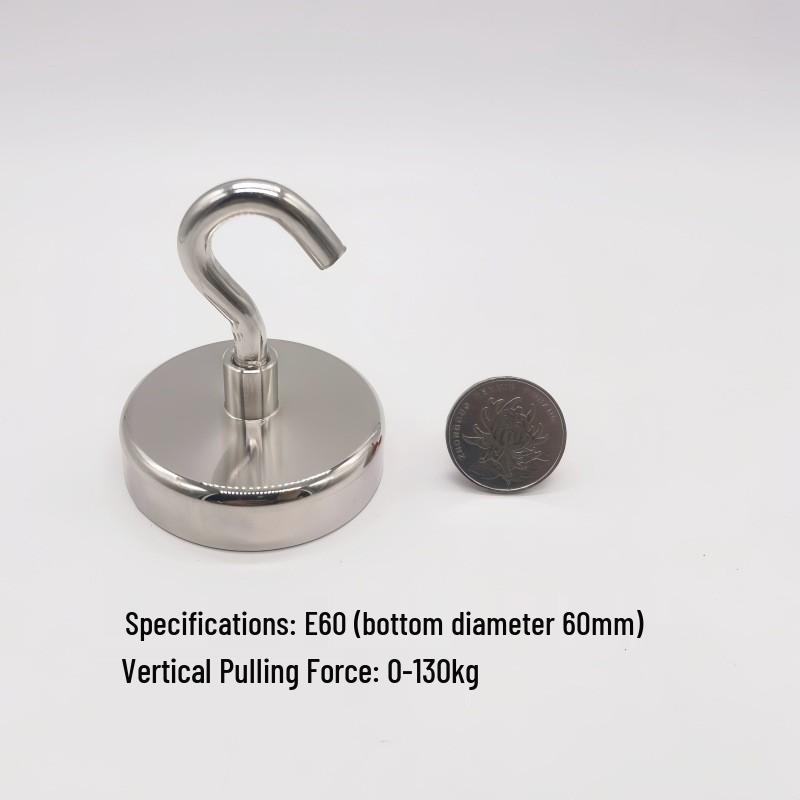 Punch-Free Neodymium Magnetic Hook for Walls & Doors