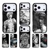 Greek God Statue Face Phone Case Cover Compatible with for IPhone 17air 16e 15 14 13 12 11Pro Max 17 Air
