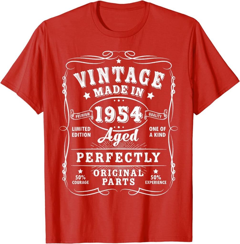 Vintage 70th Birthday Funny 1954 70 Birthday Gift Unisex T-Shirt