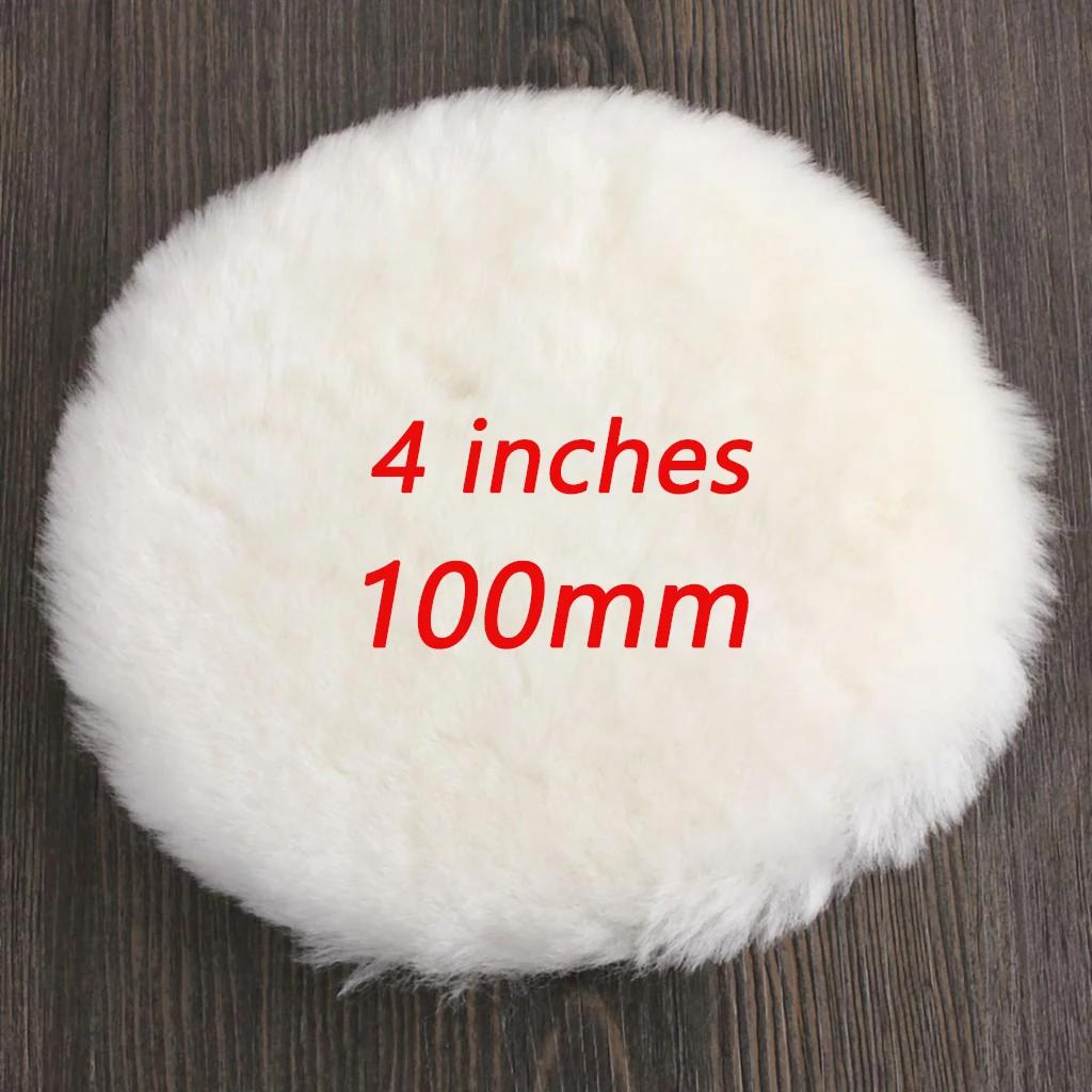 Car Polish Pads 3/7inch Soft Wool Polishing Disc Tools for Machine Waxing Polisher Car Body Polishing Discs Cleaning Accessories