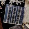 3D Bowknot Silicone Nail Mold Mixed Sized Shaped Bow Soft Stamping Plates Kawaii Ballet Bow Diy Manicure Art Mould Tools