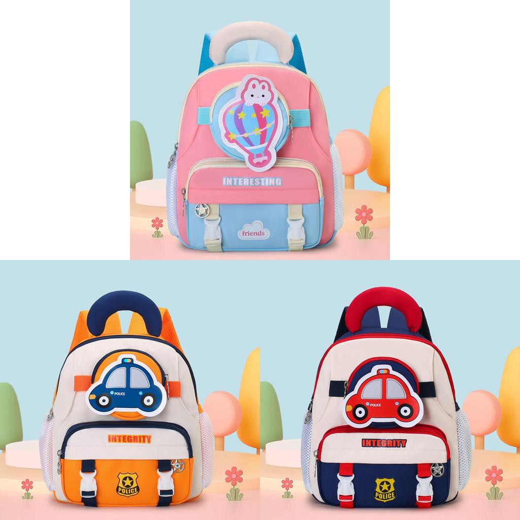 Kids Lightweight Nylon Kids Backpack With Ergonomic Design For School