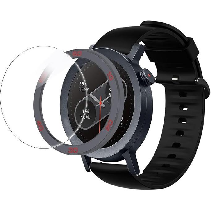 

Совместим с кольцом безеля CMF Watch Pro 2, кольцо безеля из нержавеющей стали, клейкая крышка, защита от царапин и ударов, смарт-часы CMF Watch Pro 2 bezel & strap set-2