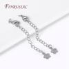 18K Gold Plated Star Heart Shape Necklaces End Extension Tail Chain with Lobster Clasps For DIY Bracelet Necklace Jewelry Making