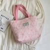 Korean Ins Niche Canvas Bag New Fashion Commuter Tote Bag Female College Students' Class Shoulder Bag