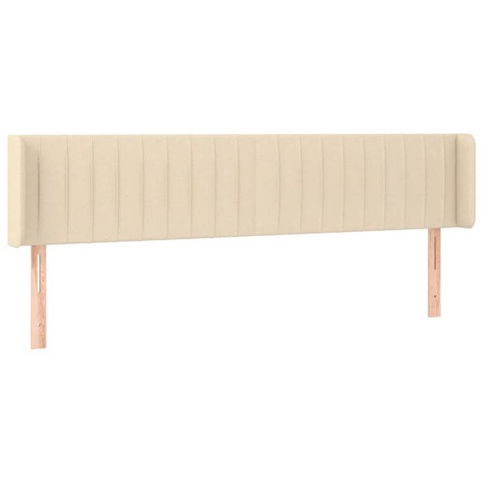 VidaXL Tête de Lit à LED Meuble de Chambre à Coucher Accessoire de Lit Double Tête de Cadre de Lit Intérieur Crème 3123501