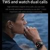 New 2 In 1 Smart Watch With Earbuds Smartwatch TWS Bluetooth Earphone Bluetooth Call Life Waterproof Heart Rate Blood Oxygen Monitor Sports Watch
