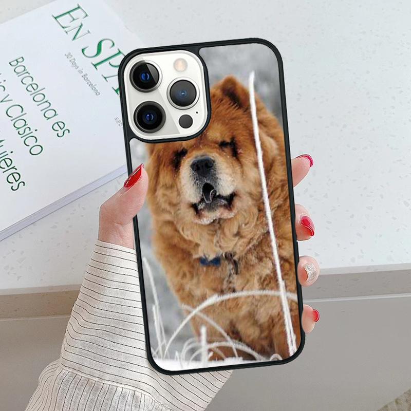 CHOW CHOW dog Art Print Phone Case For iPhone 17 Air 15 16 16e 14 13 Pro Max Coque 12 11 Pro Max PLUS fundas cover