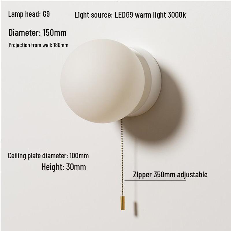 Japanese Nordic LED Wall Lamp for Dining Room Staircase or Bedroom