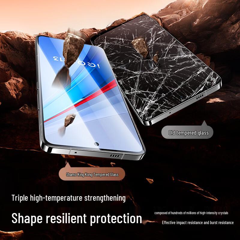 Flash Magic iQOO Tempered Glass Screen Protector