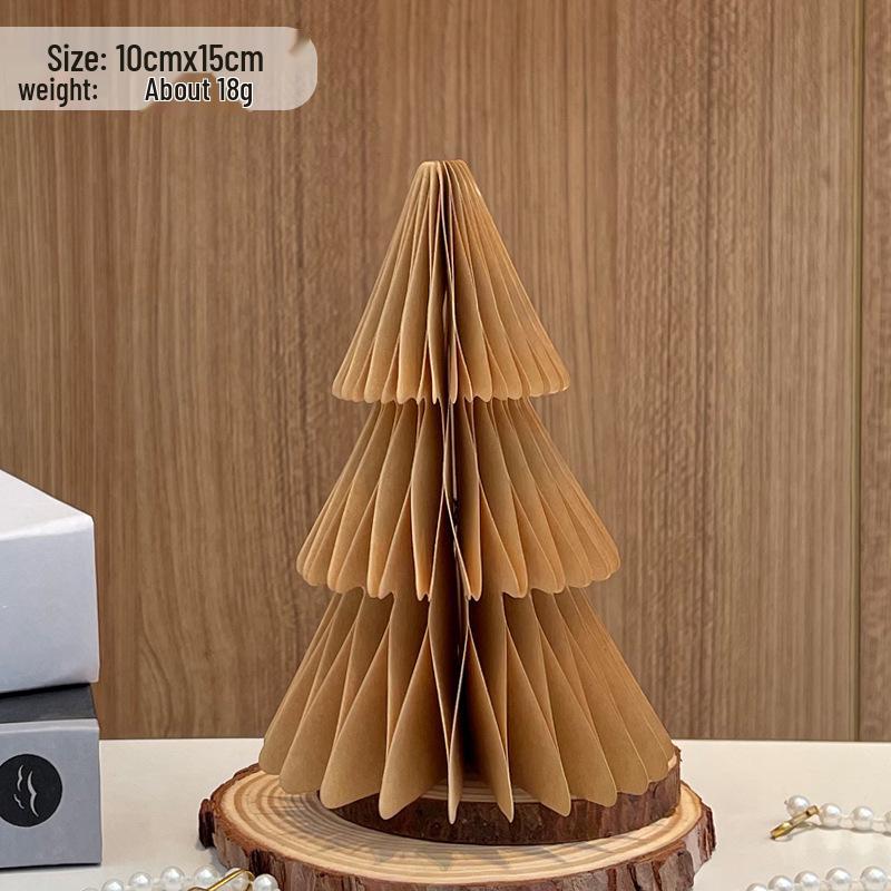 Creative Honeycomb Folding Christmas Tree Tabletop Ornament