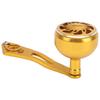 Fishing Reel Handle Grip Aluminum Alloy Baitcasting Reel Rocker Arm Replacement 8x5mmB Type Gold