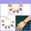 Stitch Cartoon Charm Bracelet For Girls With Zinc Alloy Finish Perfect For Friendship Gift