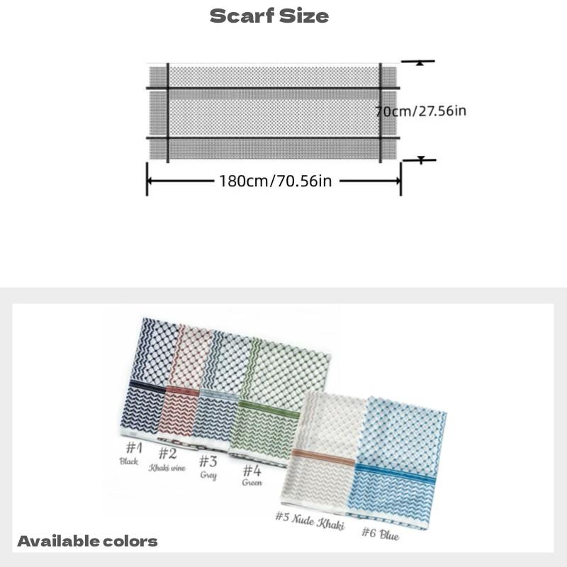 Newest Muslim Keffiyeh Hijab Chiffon Print Shawl Echarpe Keffyeh Fashion Ladies Soft Headwraps Geometric Style Arab Women Scarf