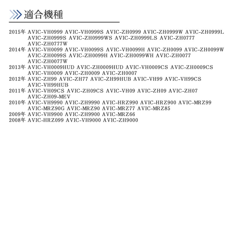 Compatible with Carrozzeria car navigation system Back camera Comes with