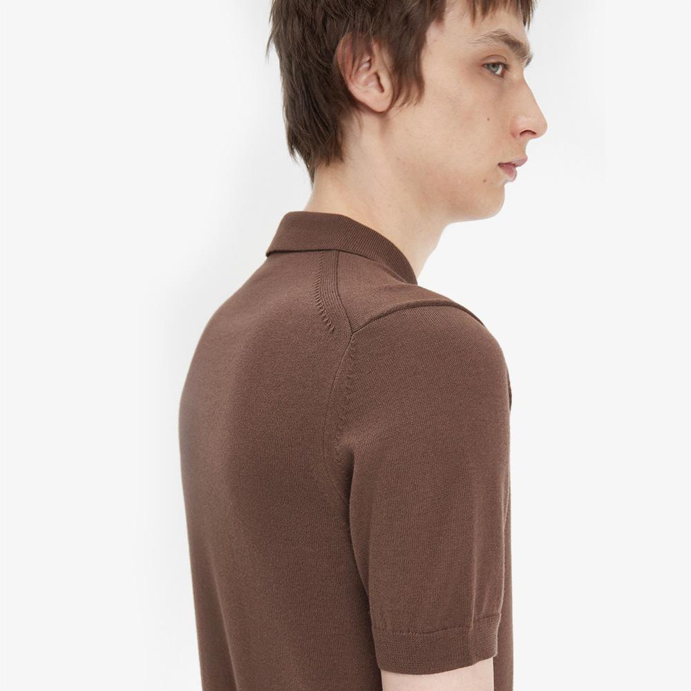 Fred Perry [Sharp] Classic Merino Wool Knit Shirt (U53) Afpm2417623-U53