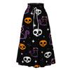 Women's Floral Print Skirt with Elastic Waist and Drawstring Casual Vacation