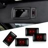 5/10/20Pcs Car Logo Interior Steering Wheel Window Lifter Button Audio Decor Stickers Auto Decals For Dodge Durango Caliber Neon