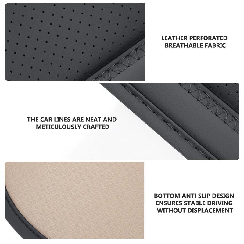 GLC GLB Autositzbezug Leder Polsterpolster Anti-Rutsch Logo Zubehör Für Mercedes Benz W211 W124 W176 W177 C180 C200 C260 C300