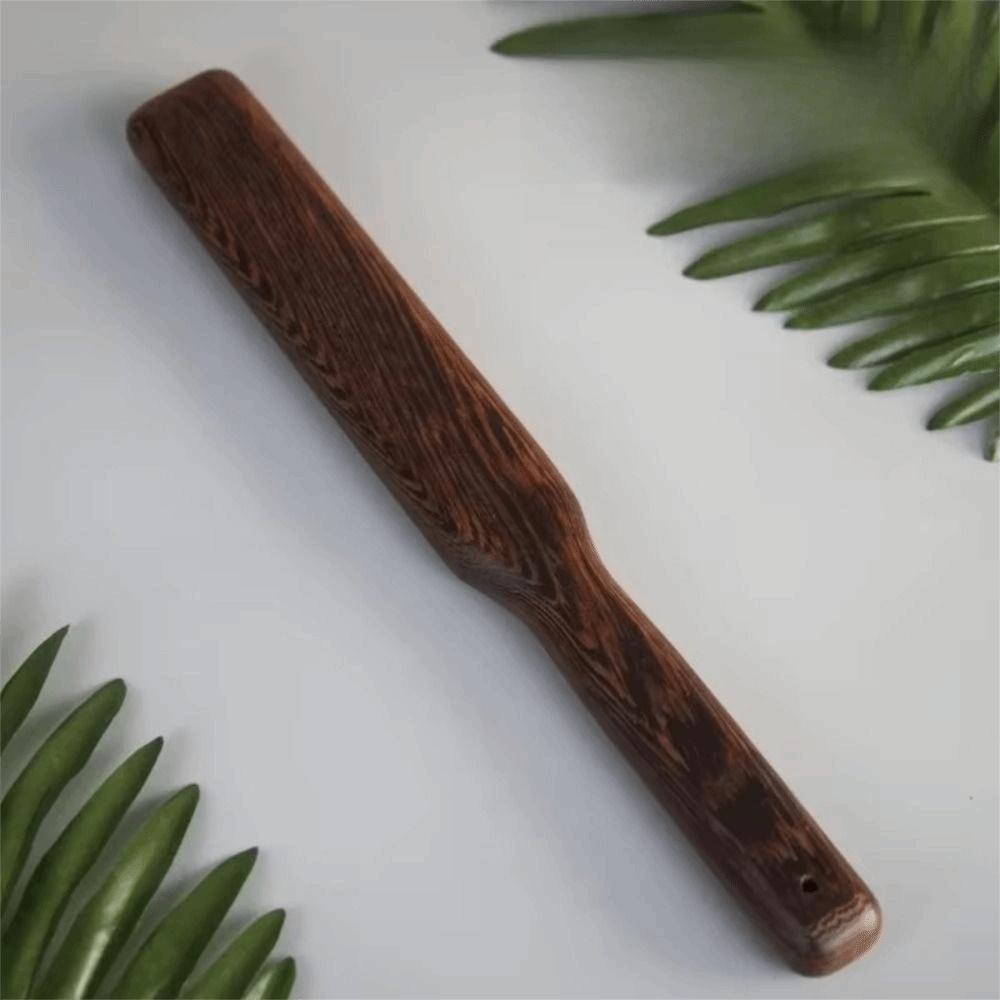 Solid Wood Wooden Scraping Tools Long Handle Meridian Slap Stick  Stomach Treatment