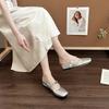 French Fairy Style Bag Head Half Slippers Female 2025 New Spring and Summer Versatile Outer Wear Fashion Heightening Pearl Sandals