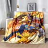 Cartoon Digimon Adventure Monster Soft Plush Blanket,Flannel Blanket Throw Blanket for Living Room Bedroom Bed Sofa Cover Child