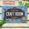 D Plat PC Semn Metalic Personalizat Nume Dată Aluxcm Decor Casă Birou Studio (Doar pentru decorare)