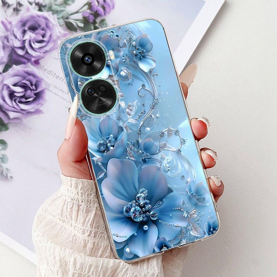 For Huawei Nova 11 SE Case Nova 12 SE Cover BNE-LX1 Funda Fashion Flower TPU Soft Silicone Phone Case For Huawei Nova 12SE Shell