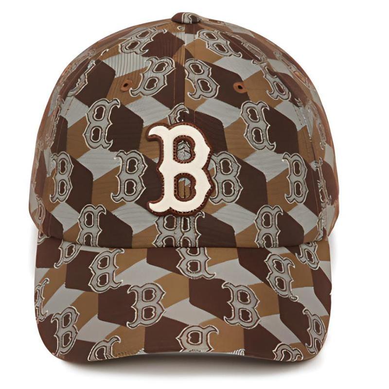 MLB Polyester Baseball Caps Unisex Brown   Fashion 3ACPM212N-43BRD