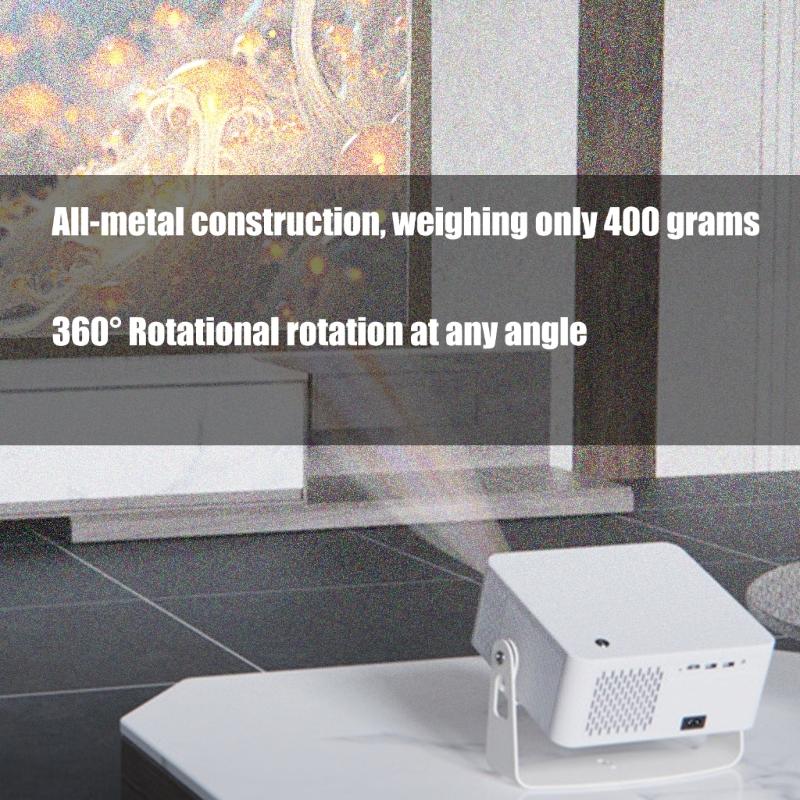 Uchwyt Projektora Obrotowy 360 Stopni Wytrzymały Metalowy Wspornik Do Montażu Ściennego Sufitowego Biurkowego Udźwig Do 5kg