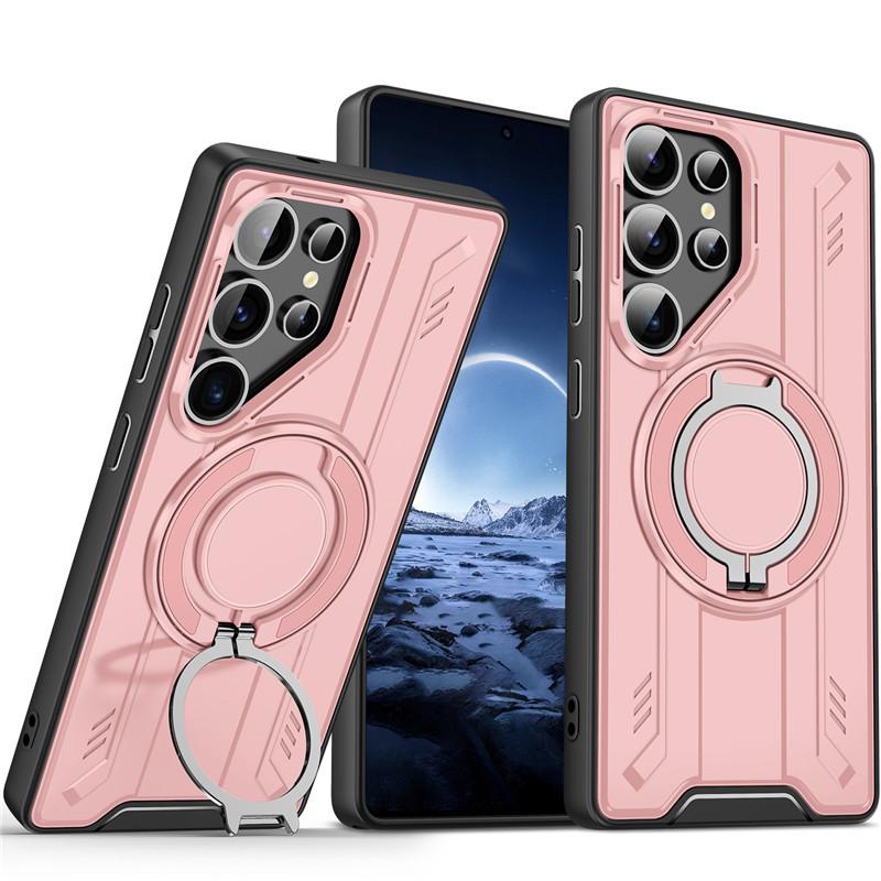 

The New Samsung A16 Magnetic Rotating Stand Anti Drop Case for S25 Ultra Lingsheng Phone Case Samsung S21