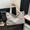 Large Leather Tote Bag with Front Zip Pocket and Adjustable Straps Stylish Women's Everyday Shoulder Bag