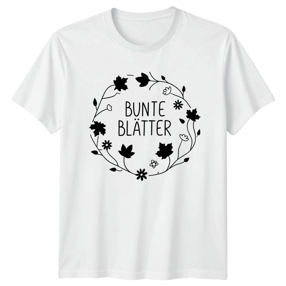 Bunte Bltter Unisexs TShirt Autumn Leaves Nature Autumn Gift For Her S