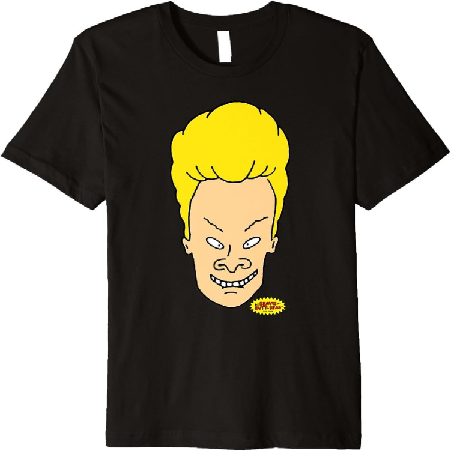 

Beavis and Butt-Head Beavis Headshot Premium T-Shirt S