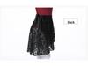 Ballet Chiffon Tulle Midi Skirt with Lace Panel and Tie-Up for Classical and Chinese Dance - Adult and Child Sizes