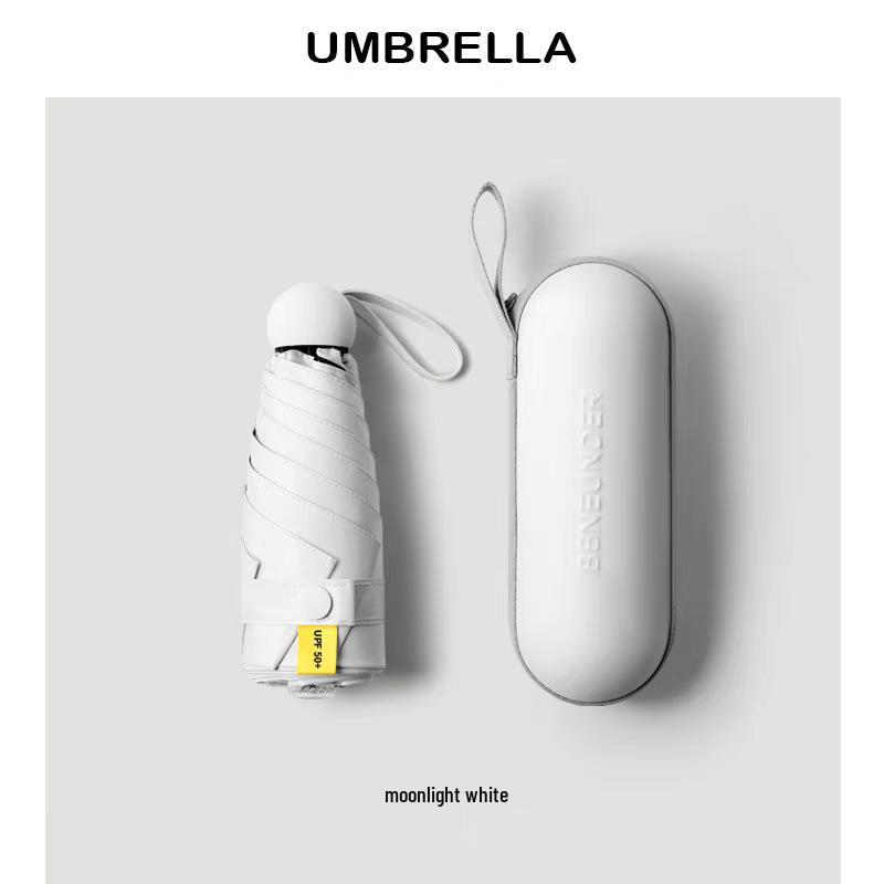 50% Off Women's Portable Sun Umbrella - Anti-UV, Manual Folding, Rain or Shine Parasol