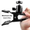 Plastic Guitar Head Clip Stable Grip Mobile Phone Holder Long-Lasting Rotating Score Stand