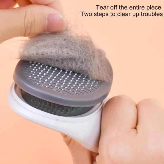 Yousheng Dog Grooming Brush Angled Teeth Pet Detangling Comb Self-Cleaning Deshedding Brush Removes Loose Fur Undercoat for Long Short Hair Cats